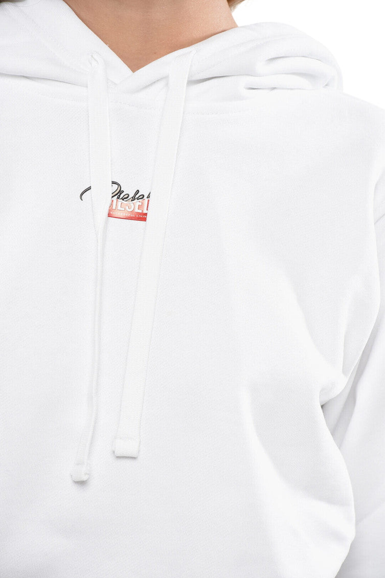 White Logo Hood Sweatshirt 3