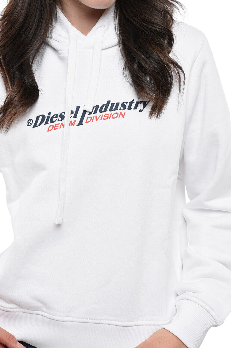 White Logo Hood Sweatshirt 3