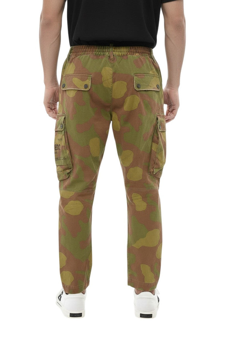 Green Regular Cargo Pants 2