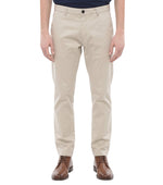 Beige Slim Chino Pants 1