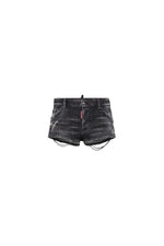 Grey Distressed Shorts 1