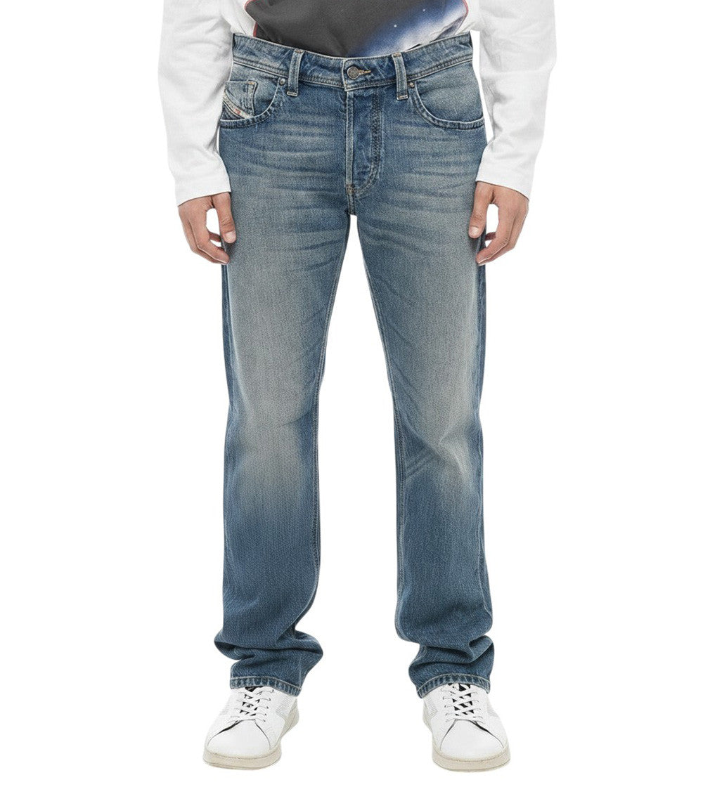 Blue Mid Rise Jeans 1
