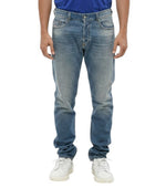 Blue Mid Rise Jeans 1