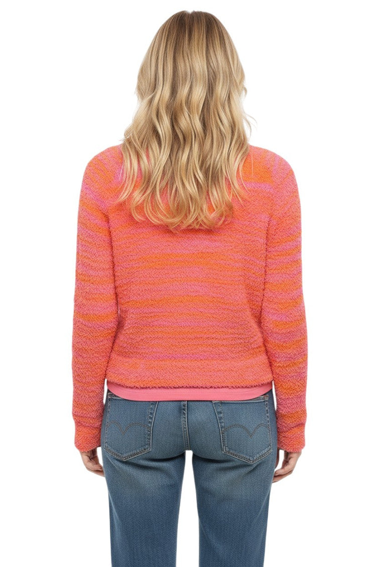 Pink Logo Crew Neck Sweater 2