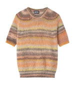 Multicolor Stripes Crew Neck Sweater 1