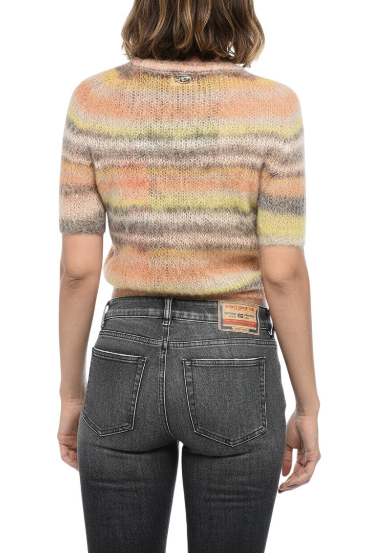 Multicolor Stripes Crew Neck Sweater 3