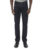 Dark Blue Straight Jeans 1