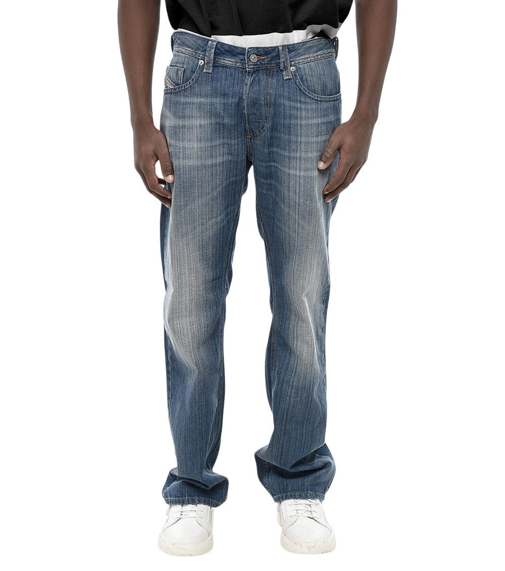 Blue Mid Rise Jeans 1