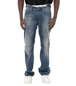 Blue Mid Rise Jeans 1