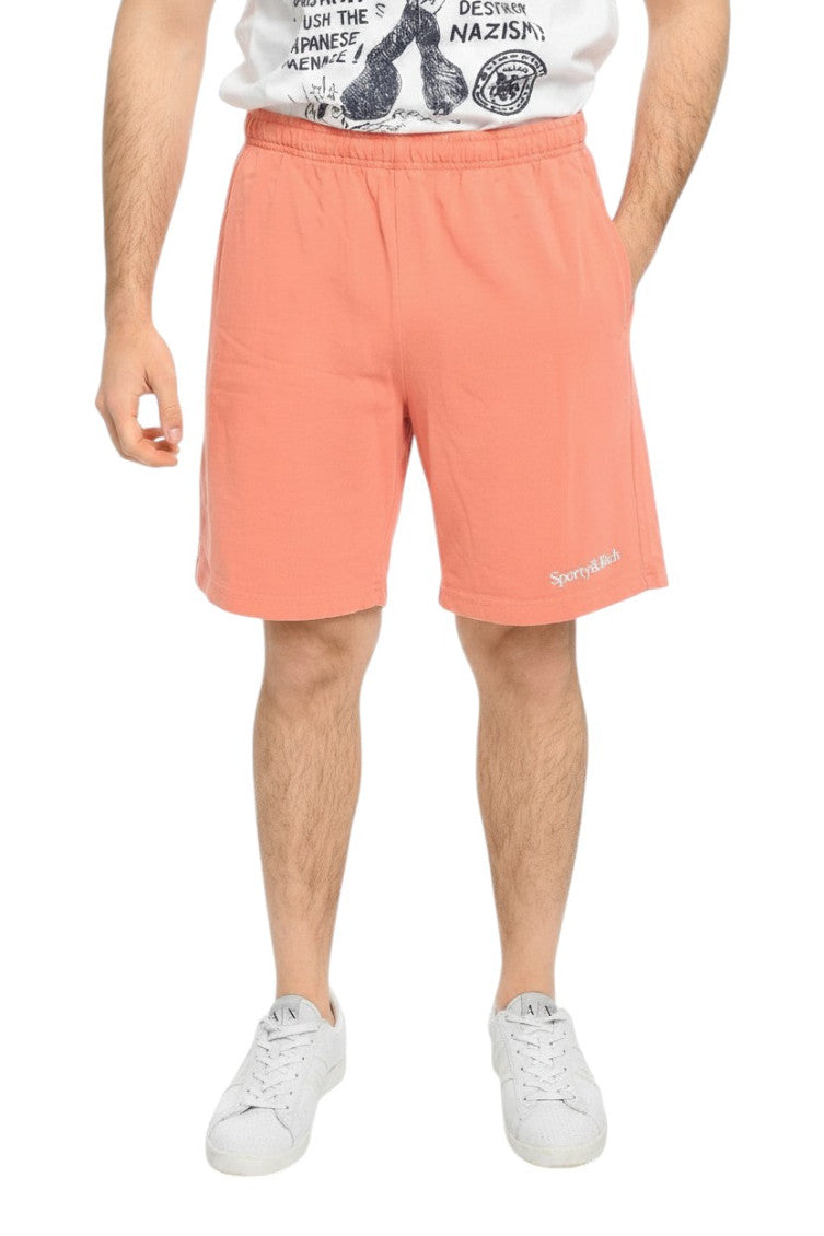 Pink Logo Shorts 1