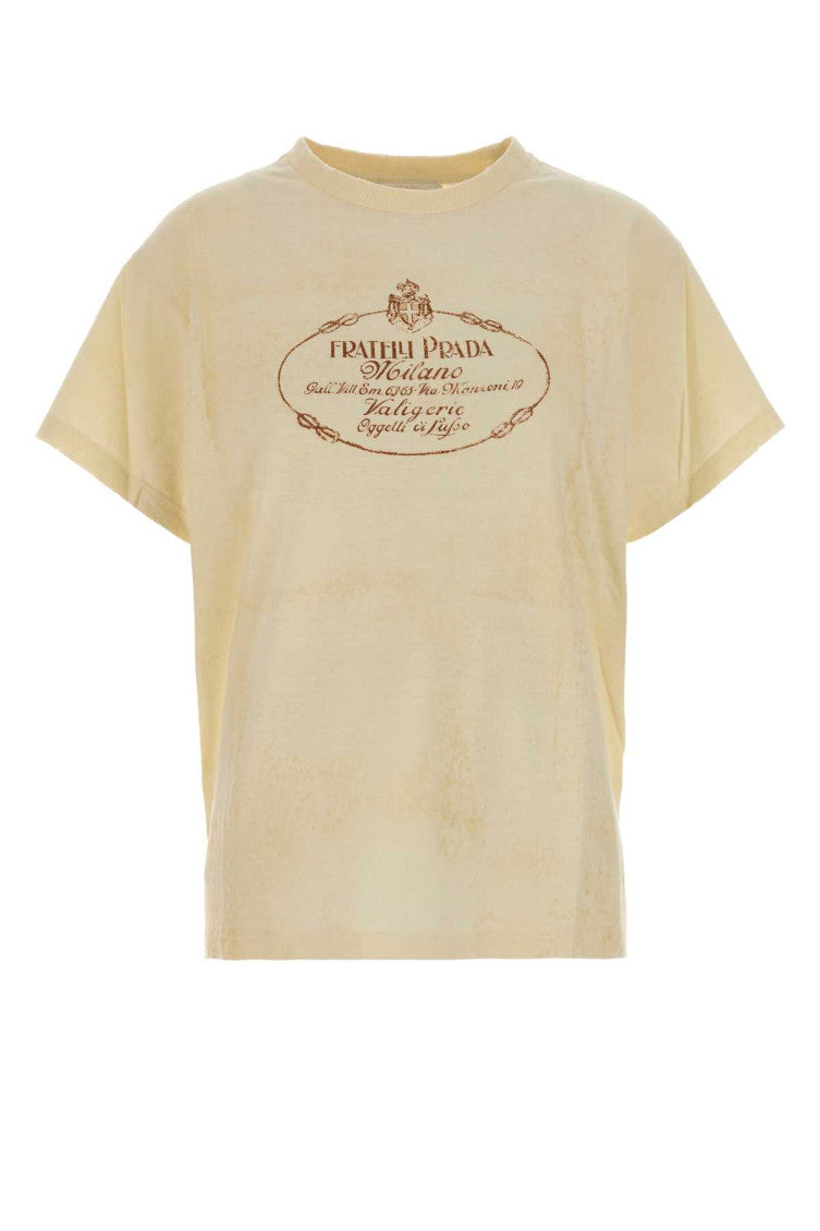 Yellow Graphic Crew Neck T-Shirt 1