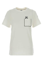 White Logo Crew Neck T-Shirt 1