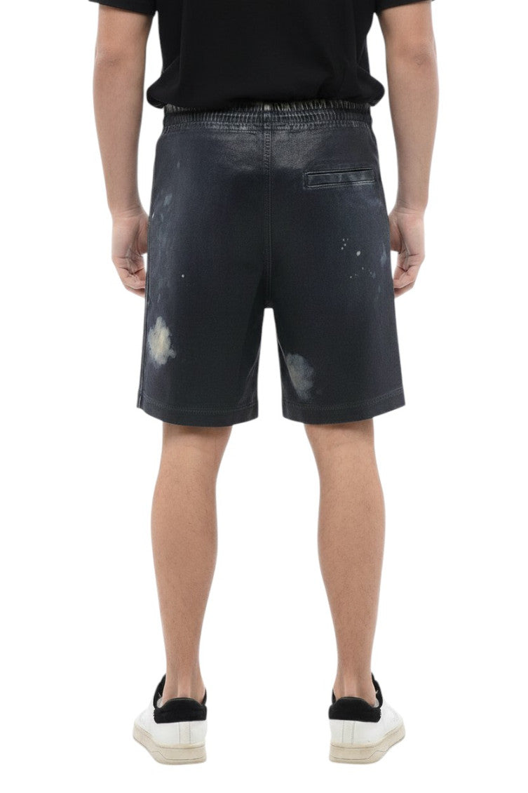 Blue Printed Shorts 2