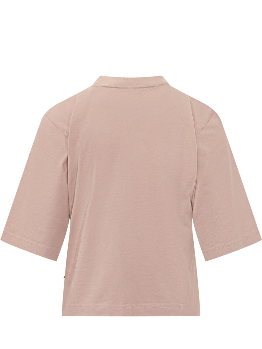 Light Pink Logo Crew Neck T-Shirt 2