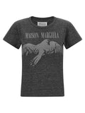 Grey Graphic Crew Neck T-Shirt 1