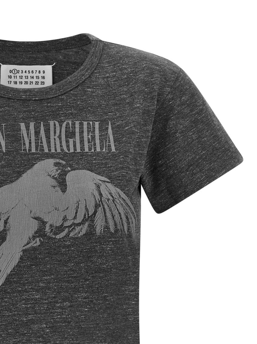 Grey Graphic Crew Neck T-Shirt 3