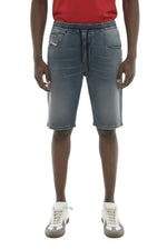 Blue Drawstring Shorts 1
