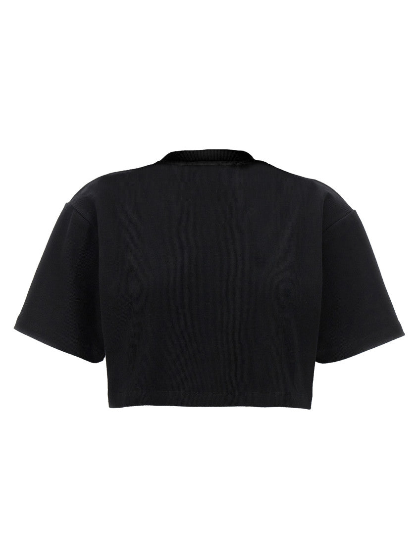 Black Logo Crew Neck T-Shirt 2