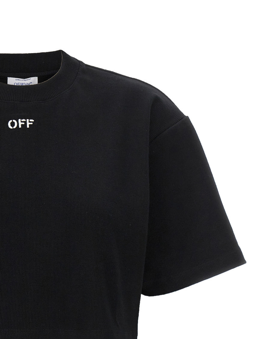 Black Logo Crew Neck T-Shirt 3