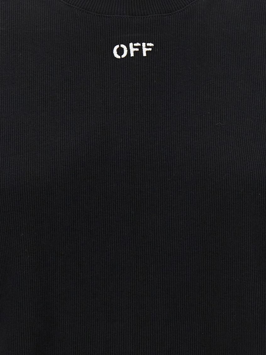 Black Logo Crew Neck T-Shirt 4
