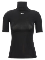 Black Logo Turtle Neck T-Shirt 1