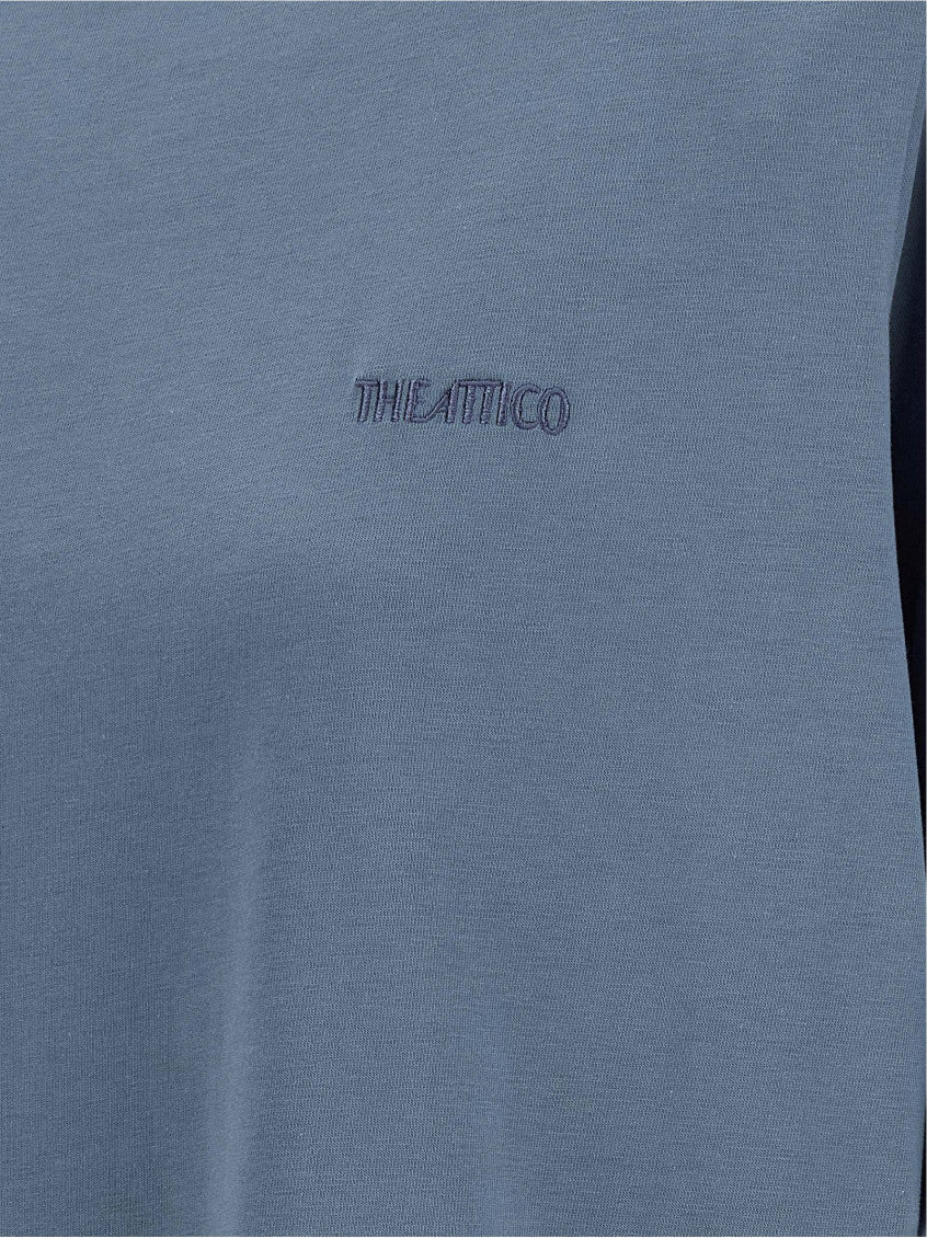 Blue Logo Crew Neck T-Shirt 4