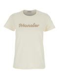 White Logo Crew Neck T-Shirt 1