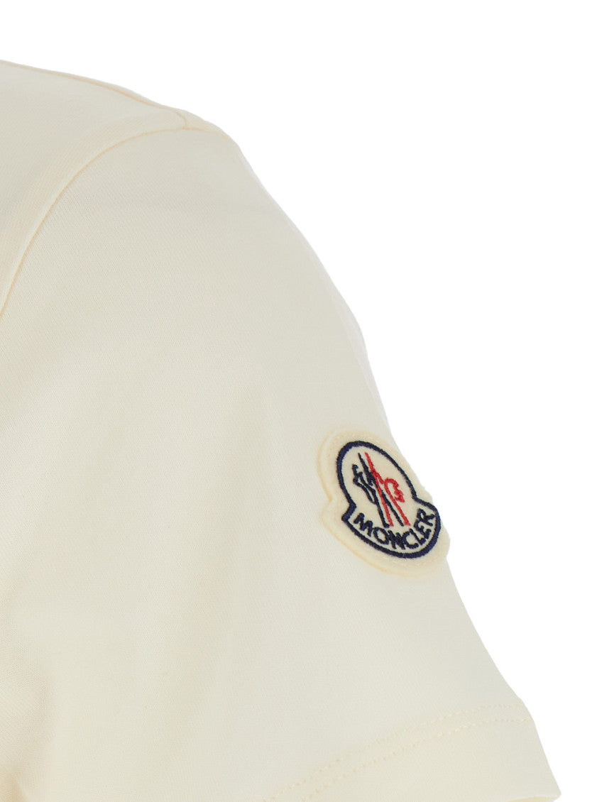 White Logo Crew Neck T-Shirt 3