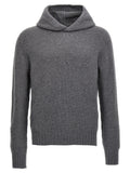 Grey Wool hooded sweater 1
