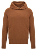 Brown Wool hooded sweater 1
