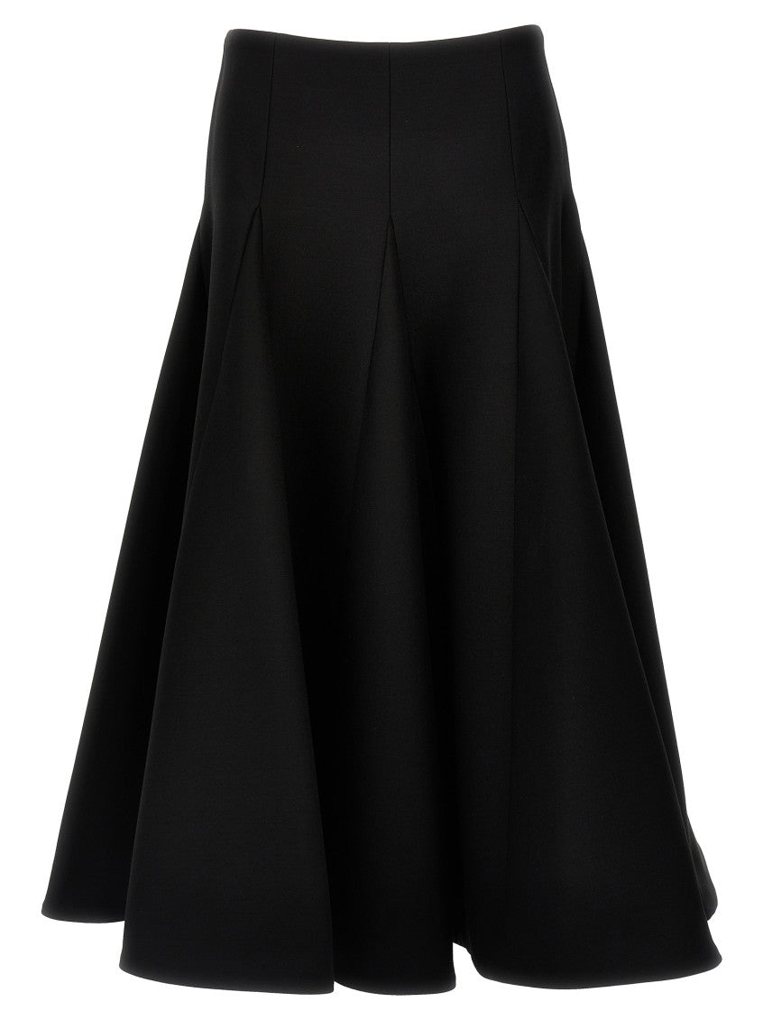Black 'Solid Crepe Couture' Valentino skirt 1