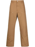 Brown Straight Trousers 1