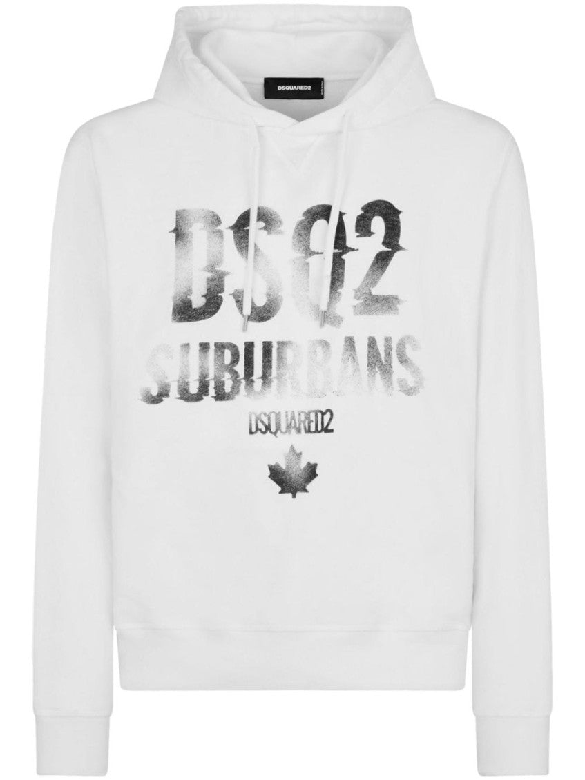 White Sweatshirt with logo 1