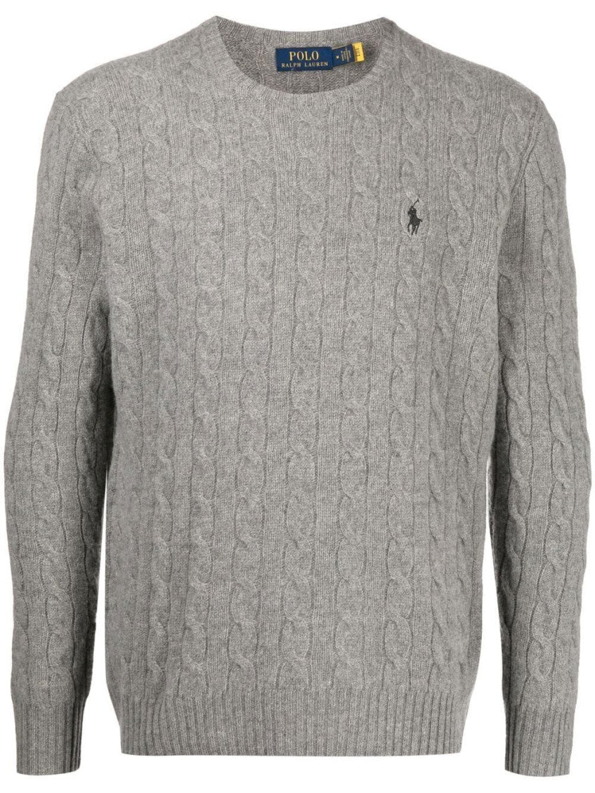 Grey Crew Neck Sweater 1