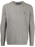 Grey Crew Neck Sweater 1