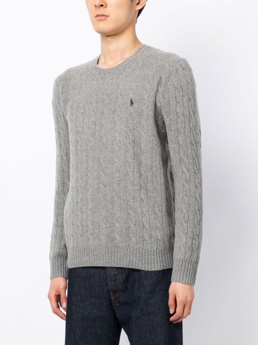 Grey Crew Neck Sweater 2