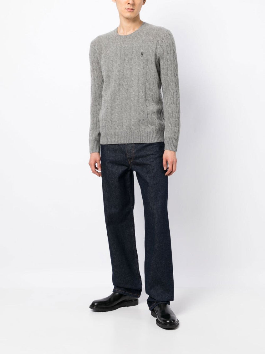 Grey Crew Neck Sweater 3