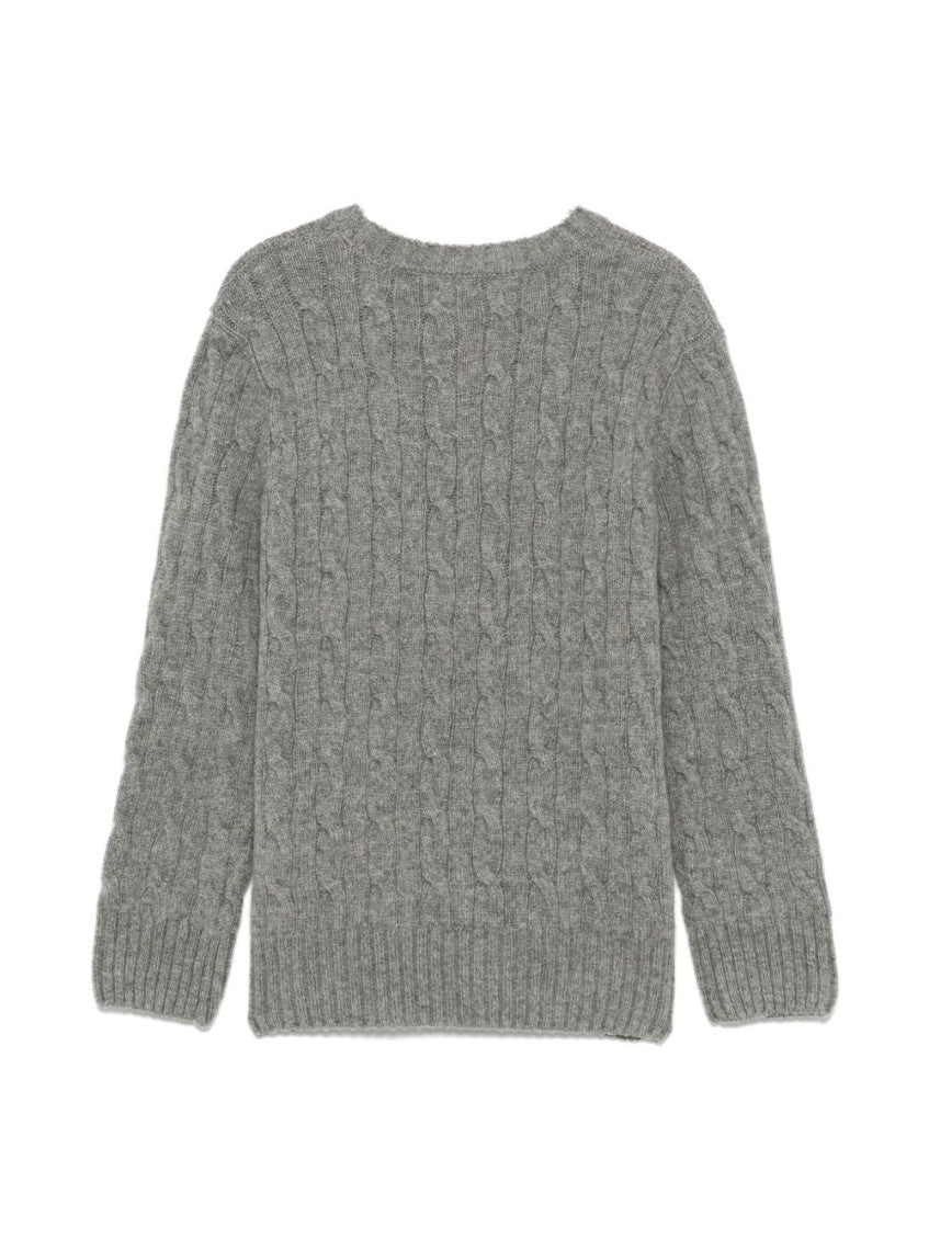 Boys Grey Logo Sweater 3