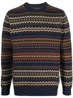 Navy Blue Crew Neck Sweater 1