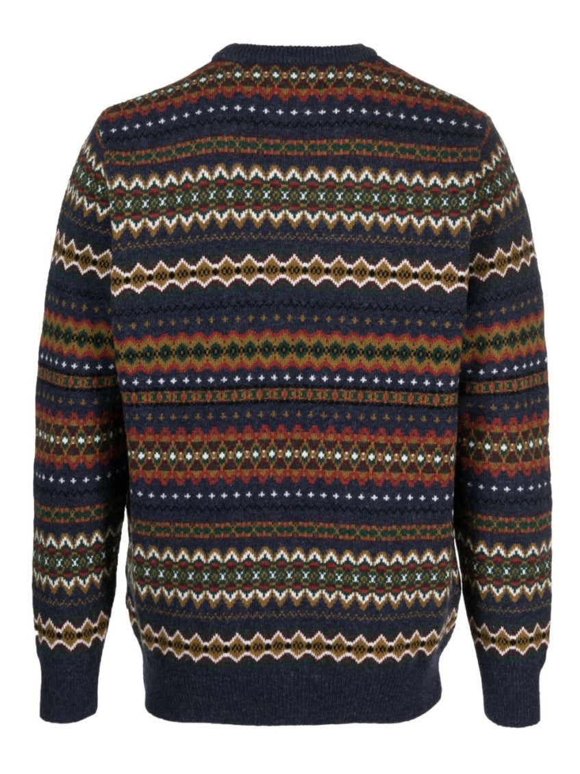 Navy Blue Crew Neck Sweater 2