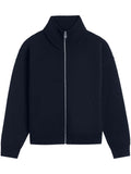 Navy Blue Wool Cardigan 1