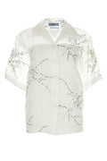 White Silk See-through Shirt 1