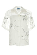 White Silk See-through Shirt 1
