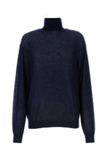 Navy Blue High neck Sweater 1