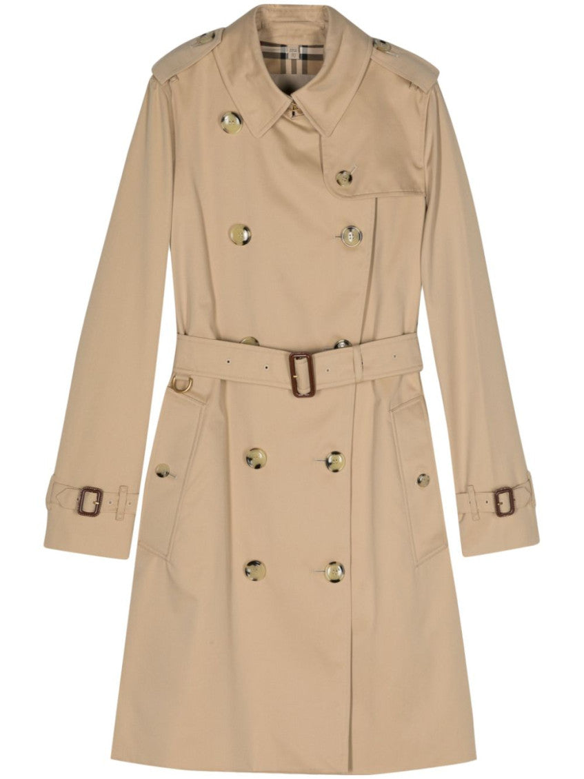 Brown Heritage Kensington Trench Coat 1