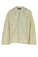 Light Green Logo Hooded Jacket 1