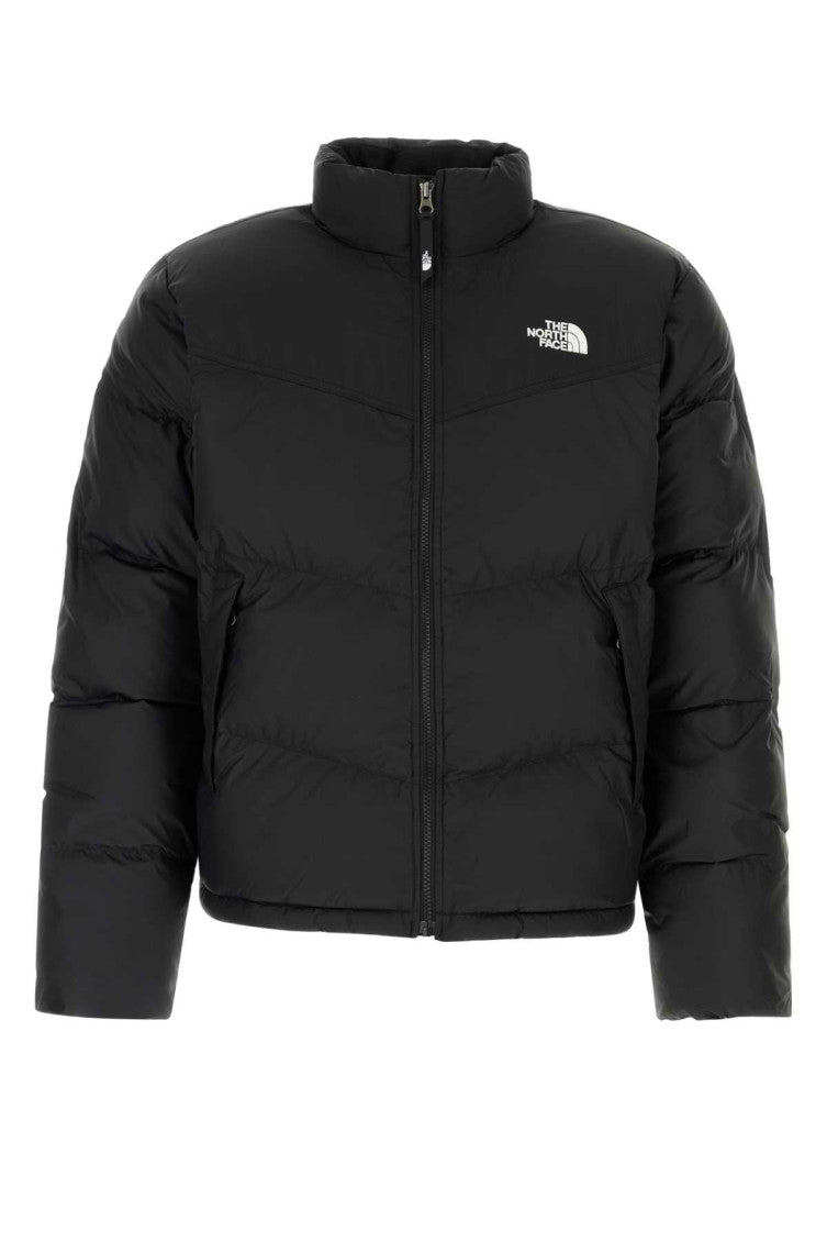 Black Logo Puffer Jacket 1