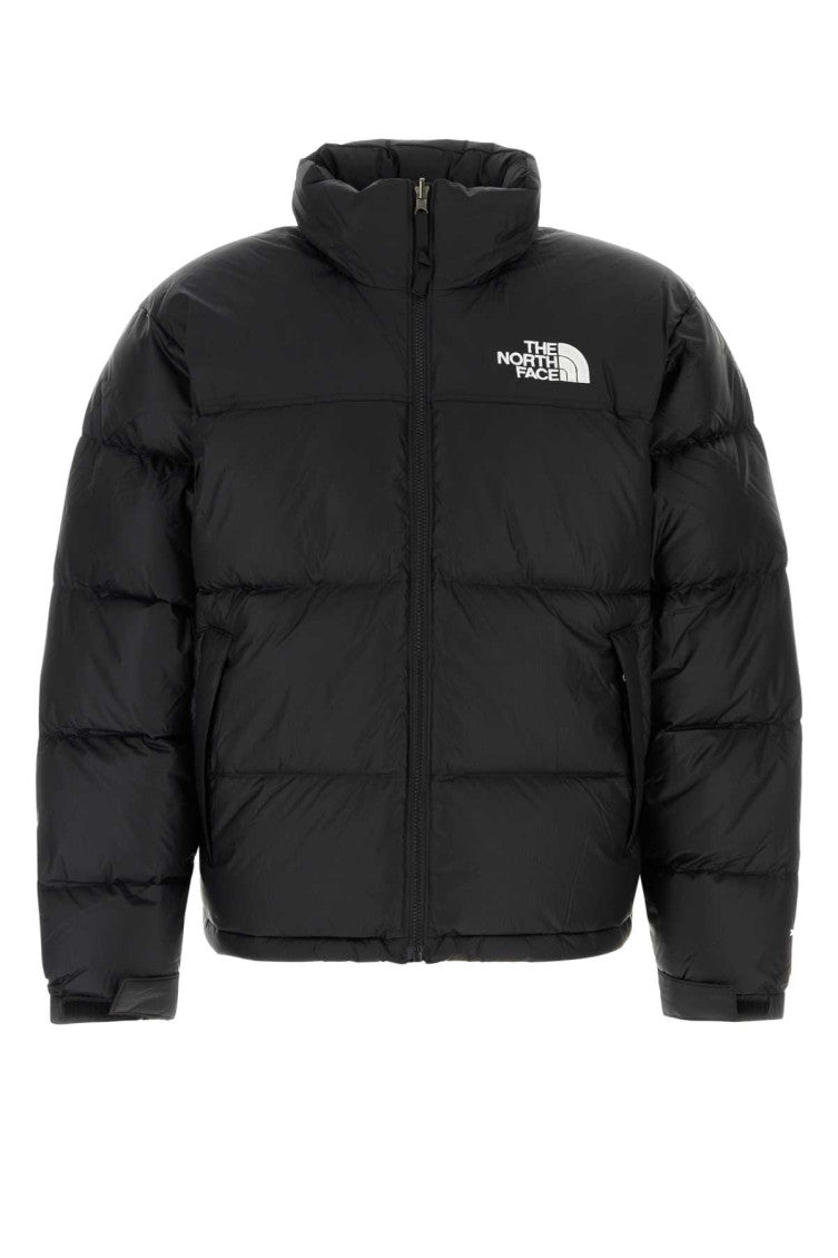 Black Logo Down Jacket 1