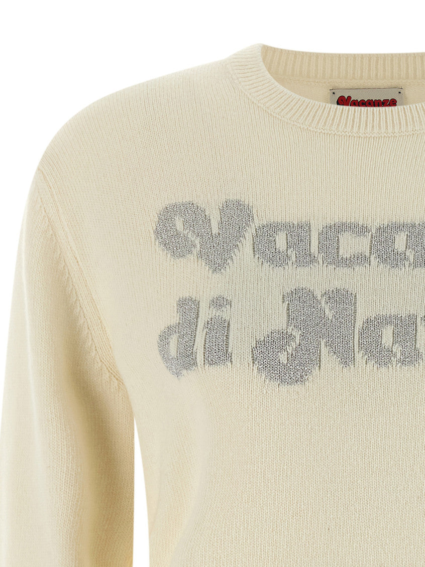 White 'New Queen-Vacanze Di Natale' Sweater 3