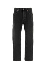 Black Straight Leg Jeans 1